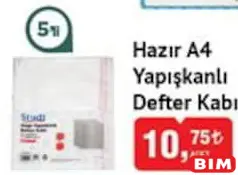 STUDİ HAZIR A4 YAPIŞKANLI DEFTER KABI